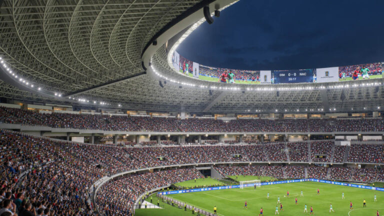 Render de como quedará el estadio Atanasio Girardot