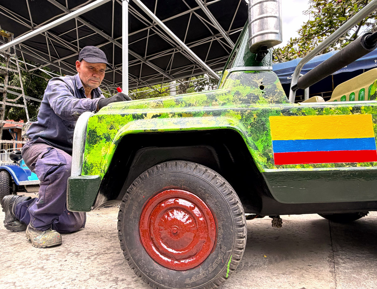 El hombre que le pinta el alma al Parque Norte 3 El hombre que le pinta el alma al Parque Norte
