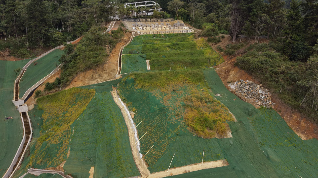 Alcaldía de Medellín finalizó las obras de estabilización del talud en Los Balsos Imagen Alcaldía de Medellín finalizó las obras de estabilización del talud en Los Balsos (2)