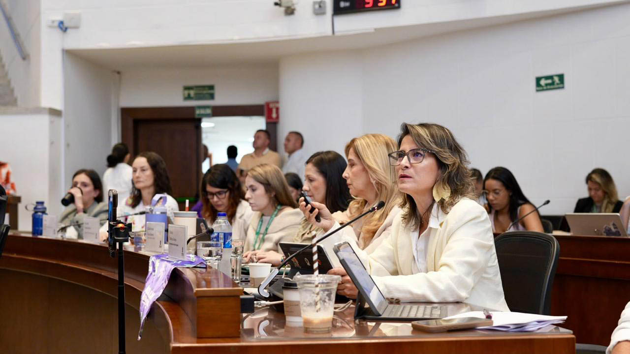 Imagen de una intervención en el Concejo de Medellín