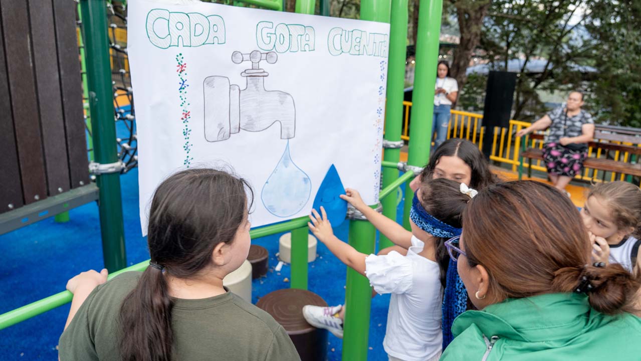 Imagen parque de Medellín que volvió a tener vida