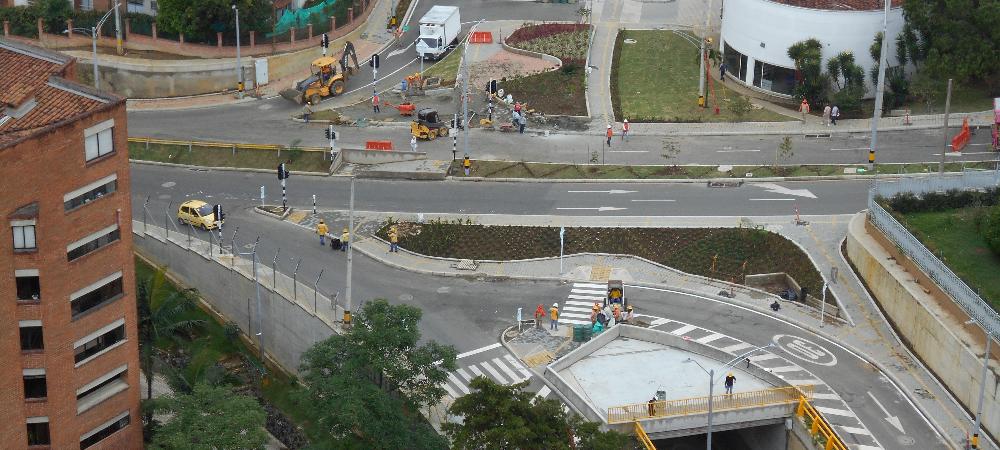 Con la entrega del paso a desnivel de la Transversal Inferior con la Loma de Los González, el proyecto de Valorización de El Poblado avanza en un 91.3%