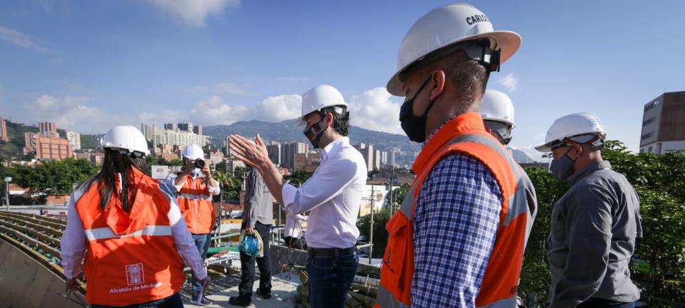 El intercambio vial de la avenida 80 con la calle Colombia alcanzó un 50 % de avance de obra