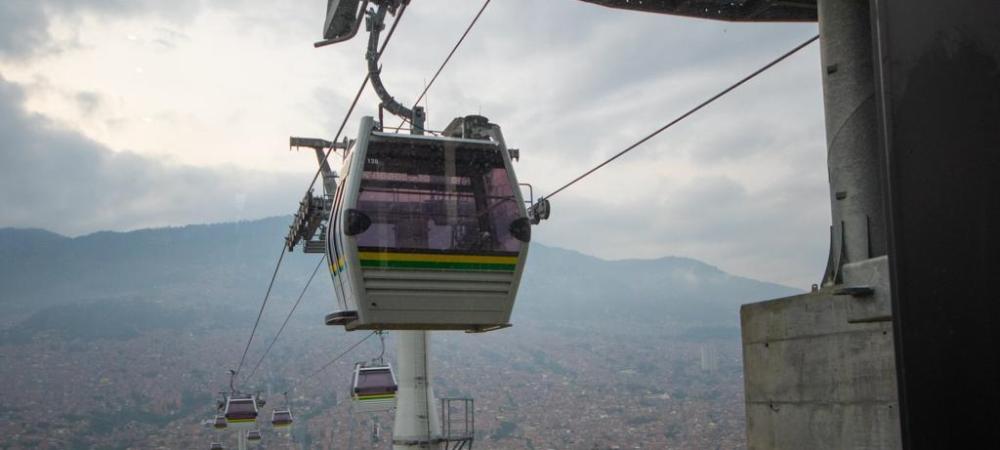 El Metrocable Picacho comienza su recta final con la marcha blanca de sus primeros usuarios
