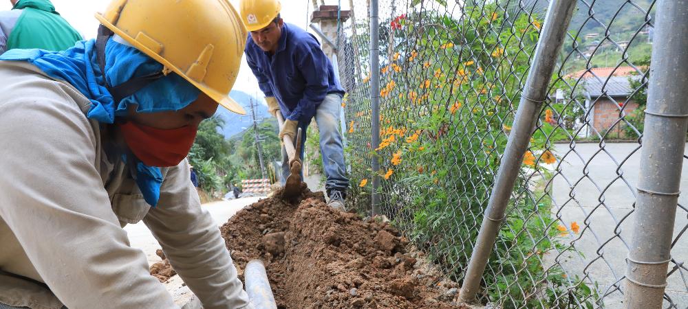 Sistema de saneamiento básico en la vereda La Aldea, en San Sebastián de Palmitas