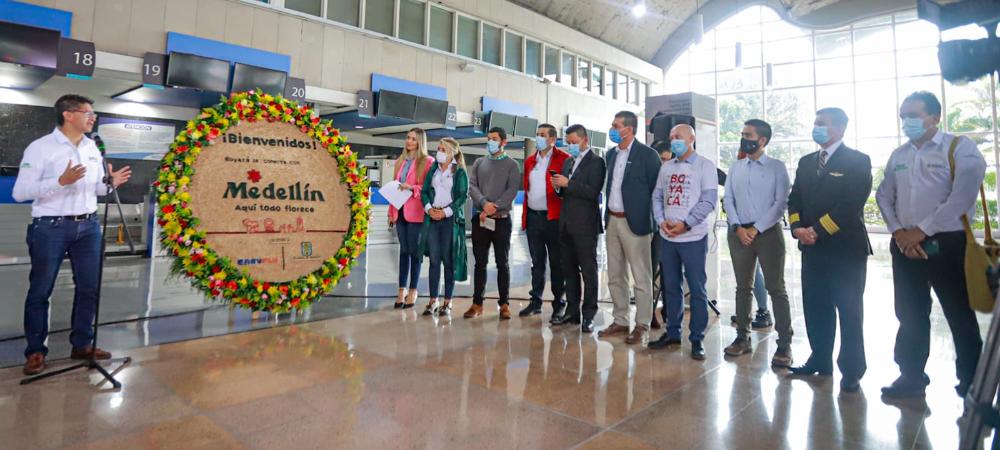 Medellín y Paipa - Boyacá estarán más cerca con la nueva ruta aérea directa que conecta a las dos ciudades