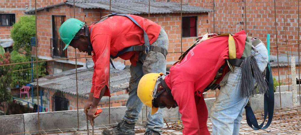 En un 30% avanza el proyecto habitacional El Triunfo de la Alcaldía de Medellín que beneficiará a 112 familias