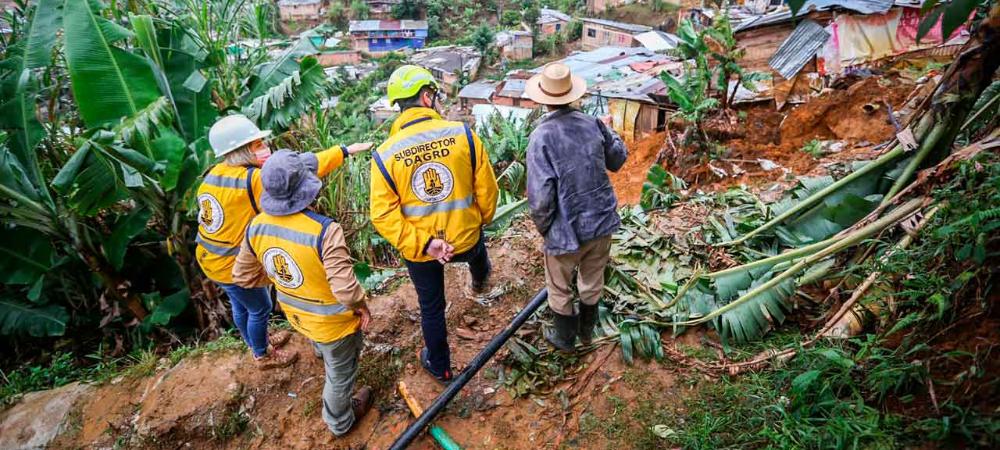 La Alcaldía de Medellín atendió 996 incidentes por lluvias en el primer semestre del año