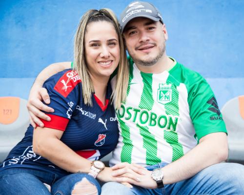 Hinchas de Atlético Nacional y Deportivo Independiente Medellín