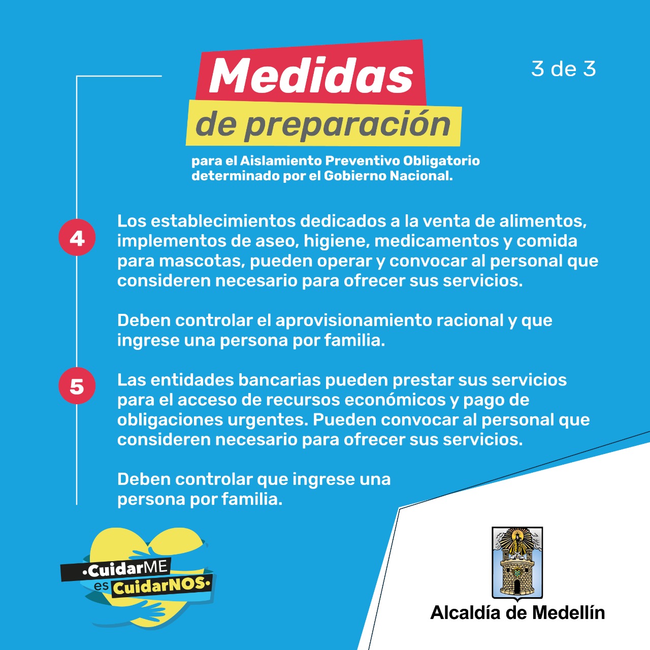 Medidas cuarentena por la vida