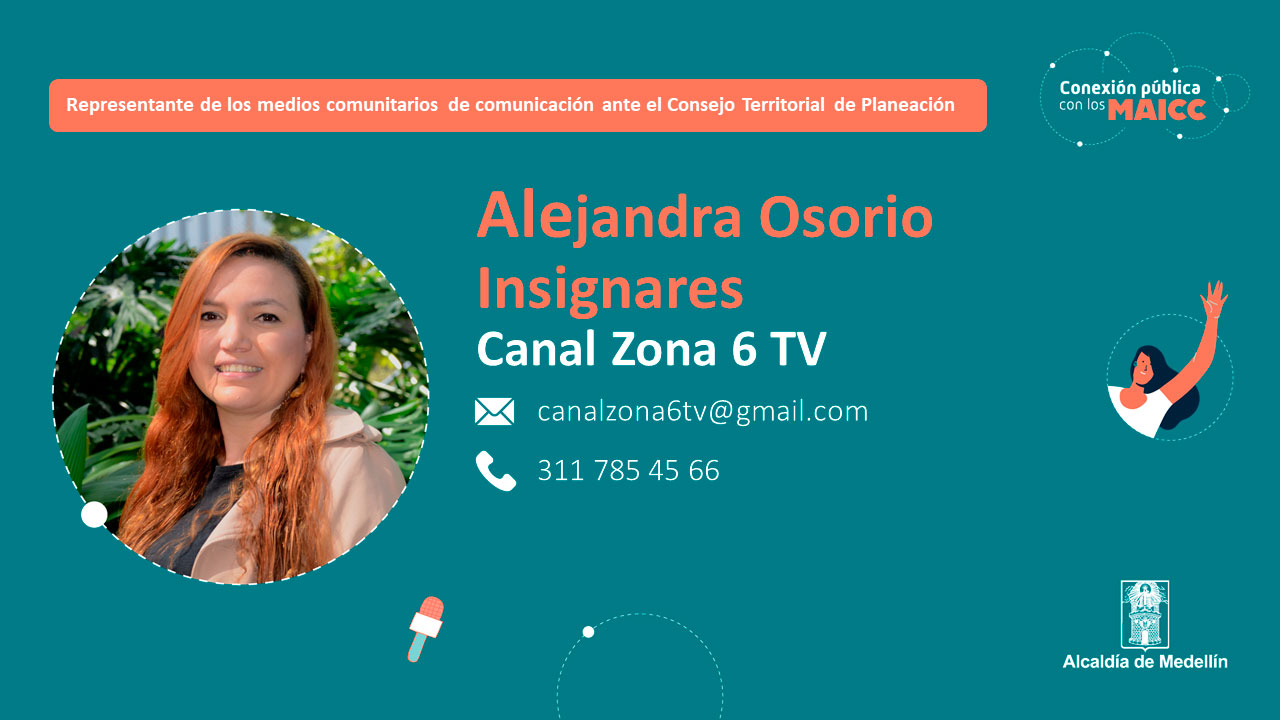 Alejandra Osorio Insignares - Canal Zona 6 TV
